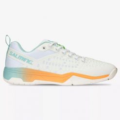 Buty damskie Salming Eagle. Białe obuwie sportowe damskie SALMING, bez wzorów, z materiału, do piłki ręcznej. Za 445.50 zł.