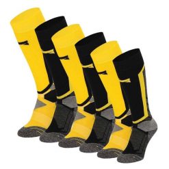 Skarpety snowboardowe Xtreme, 6 par, Multi Żółty. Czarne skarpety damskie XTREME SOCKSWEAR, bez wzorów. W wyprzedaży za 275.59 zł.