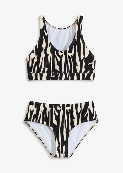Bikini bustier (komplet 2 cz.). Zielone bikini damskie bonprix, bez wzorów. Za 112.99 zł.