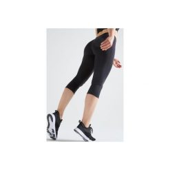Rybaczki fitness kardio damskie 100 czarne. Czarne obuwie sportowe damskie DOMYOS, bez wzorów, z elastanu, na fitness i siłownię. Za 34.99 zł.