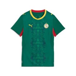 Damska koszulka wyjazdowa Senegal 2026 PUMA. Czerwone koszulki sportowe damskie Puma, l, bez wzorów, sportowe, bez kołnierzyka. Za 429.00 zł.