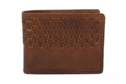 Stylowy portfel męski skórzany - Brązowy. Brązowe portfele męskie Barberinis, bez wzorów, ze skóry. Za 139.90 zł.