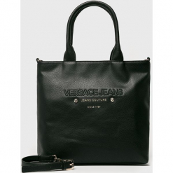 Versace Jeans - Torebka. Czarne torby na ramię damskie Versace Jeans. Za 699.90 zł.