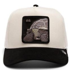 Czapka Goorin Bros The Suede Tortoise Cream. Czarne czapki i kapelusze męskie Goorin Bros, bez wzorów. Za 211.46 zł.