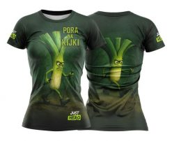 Koszulka do biegania damska Veg Por krótki rękaw. Koszulki sportowe damskie JUST HERO, l, bez wzorów, z dzianiny, bez kołnierzyka, bez ramiączek, do biegania. Za 99.00 zł.