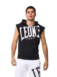 Bluza z kaptur na co dzień na siłownię. Białe bluzy sportowe męskie LEONE 1947, xl, bez wzorów, bez kaptura, na fitness i siłownię. Za 263.50 zł.