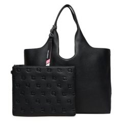 Torebka KARL LAGERFELD. Czarne torebki do ręki damskie KARL LAGERFELD, bez wzorów, klasyczne, bez dodatków. Za 769.99 zł.