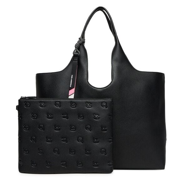 Torebka KARL LAGERFELD. Czarne torebki do ręki damskie KARL LAGERFELD, bez wzorów, klasyczne, bez dodatków. Za 769.99 zł.