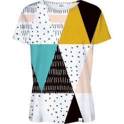 Colour Pleasure Koszulka damska CP-030 22 biało-czarna r. XXXL/XXXXL. T-shirty damskie Colour Pleasure. Za 70.35 zł.