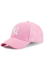 47 Brand Czapka z daszkiem New York Yankees B-MVPSP17WBP-RS Różowy. Czerwone czapki i kapelusze damskie 47 Brand, bez wzorów, z materiału. Za 89.99 zł.