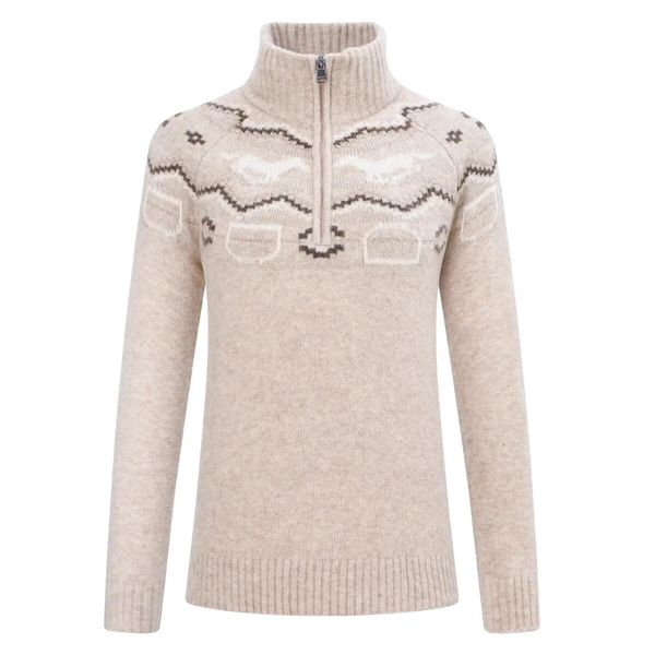 Damski sweter 1/2 zip HV Polo Josie. Niebieskie swetry damskie HV POLO, l, bez wzorów, z dzianiny, bez kołnierzyka, bez ramiączek, bez kaptura. Za 387.00 zł.