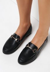 Czarne Mokasyny Cortez. Czarne mokasyny damskie Born2be, eleganckie. Za 74.99 zł.