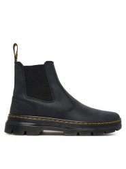 Dr. Martens Sztyblety Embury DM26002001 Czarny. Czarne botki męskie Dr. Martens, bez wzorów, z nubiku, bez zapięcia. Za 799.99 zł.