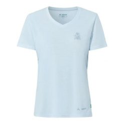 Damska koszulka z nadrukiem VAUDE Skomer III. Niebieskie koszulki sportowe damskie Vaude, bez wzorów, z lyocellu, bez kołnierzyka, bez ramiączek, na fitness i siłownię. Za 219.00 zł.
