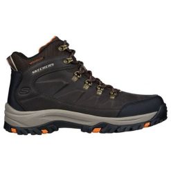 Buty Skechers Relment Daggett 204642/CHOC brązowe. Brązowe trekkingi męskie . Za 466.73 zł.