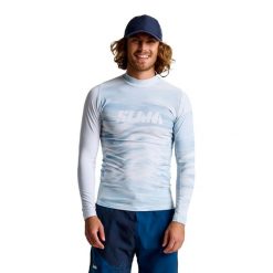 Koszulka Rashguard Slam Foil Z Dużymi Lasami Dorosłych. Szare koszulki sportowe męskie SLAM, m, bez wzorów, z elastanu, bez kołnierzyka, bez ramiączek. Za 395.95 zł.