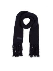Tommy Hilfiger Szalik Tommy Twist Scarf AW0AW15530 Granatowy. Niebieskie czapki i kapelusze damskie Tommy Hilfiger, bez wzorów, z syntetyku. Za 519.99 zł.