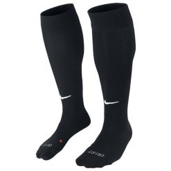 Getry unisex pilkarskieNike Classic II Cush OTC. Czarne legginsy sportowe męskie Nike, m, bez wzorów, z elastanu, do piłki nożnej, dri-fit (nike). Za 43.99 zł.