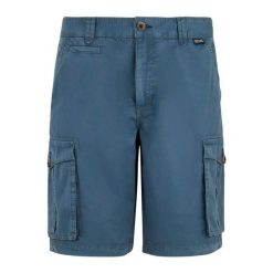 Spodenki cargo Regatta Shorebay II. Niebieskie krótkie spodenki sportowe męskie Regatta, bez wzorów, trekkingowe. Za 169.99 zł.