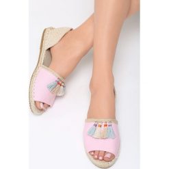 Różowe Espadryle Harlequin. Czerwone espadryle damskie Born2be, z materiału. Za 49.99 zł.