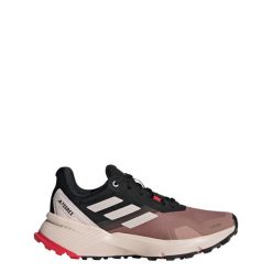 Buty Terrex Soulstride RAIN.RDY Trail Running. Czerwone obuwie sportowe damskie Adidas, bez wzorów, z gumy, do biegania. Za 350.00 zł.