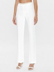 Marciano Guess Spodnie materiałowe Nausica 3GGB08 9630Z Biały Regular Fit. Białe spodnie materiałowe damskie Marciano Guess, z aplikacjami, z materiału. Za 949.99 zł.