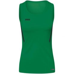 Dziewczęca koszulka typu tank top Jako top Challenge. Czarne t-shirty i topy dla dziewczynek Jako, bez wzorów, z materiału, bez ramiączek. Za 155.50 zł.