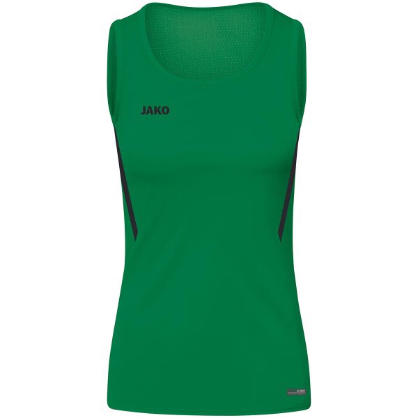 Dziewczęca koszulka typu tank top Jako top Challenge. Czarne t-shirty i topy dla dziewczynek Jako, bez wzorów, z materiału, bez ramiączek. Za 118.50 zł.