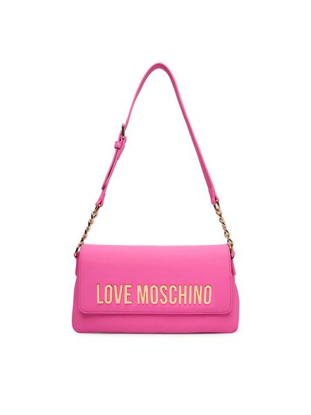 LOVE MOSCHINO Torebka JC4109PP1OKD0604 Różowy. Czerwone torebki do ręki damskie Love Moschino, bez wzorów, ze skóry, bez dodatków. Za 809.99 zł.