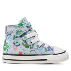 Trampki Converse. Niebieskie trampki i tenisówki chłopięce Converse, bez wzorów, retro, bez zapięcia. Za 169.99 zł.