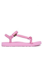 Teva Sandały Original Universal Slim 1150110 Różowy. Czerwone sandały damskie Teva, bez wzorów, z materiału, bez obcasa, na płaskiej podeszwie, bez zapięcia. Za 239.99 zł.