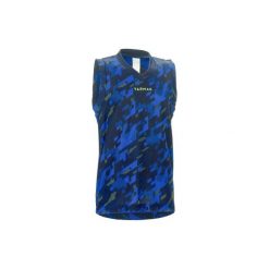 KOSZULKA B500 JR. Niebieskie koszulki sportowe damskie TARMAK. Za 39.99 zł.
