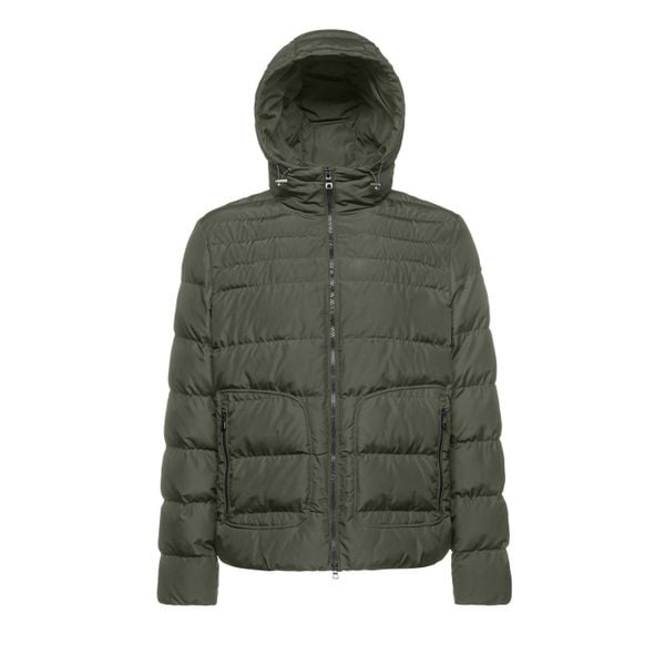 Kurtka GEOX 166123 Niebieski. Niebieskie kurtki męskie Geox, bez wzorów, z puchu, bez kaptura. Za 507.99 zł.