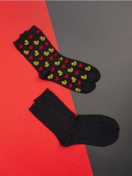 Skarpetki 2 pack - wielobarwny. Skarpety męskie Sinsay, bez wzorów. W wyprzedaży za 4.99 zł.