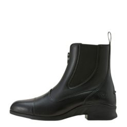 Buty jeździeckie z zamkiem Ariat Heritage. Czarne eleganckie półbuty Ariat, z gumy, eleganckie, bez zapięcia. Za 742.50 zł.