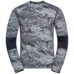 Koszulka termoaktywna męska Odlo Whistler Eco. Szare koszulki sportowe męskie Odlo, na zimę, m, bez wzorów, bez kołnierzyka, bez ramiączek, narciarskie. W wyprzedaży za 304.15 zł.