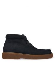 Calvin Klein Trzewiki HM0HM02256 Granatowy. Niebieskie botki męskie Calvin Klein, bez wzorów, z nubiku, bez zapięcia. Za 749.99 zł.