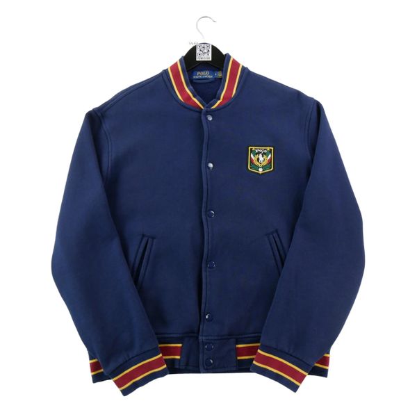 Kurtka Męska Laurel Crest Fleece Jacket. Niebieskie kurtki męskie Ralph Lauren, m, bez wzorów, z dresówki, casualowe, bez kaptura. Za 551.76 zł.
