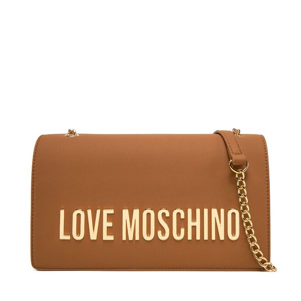 Torebka LOVE MOSCHINO. Brązowe torebki do ręki damskie Love Moschino, bez wzorów, wizytowe, bez dodatków. Za 459.99 zł.
