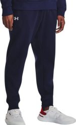 Under Armour Spodnie męskie Under Armour Rival Fleece Joggers granatowe 1379774 410 M. Spodnie sportowe męskie Under Armour, m, bez wzorów. Za 252.15 zł.
