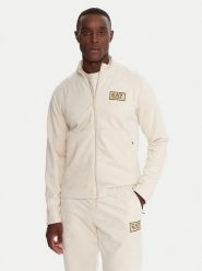 EA7 Emporio Armani Bluza 7M000674 AF16718 U1086 Beżowy Regular Fit. Brązowe bluzy męskie EA7 Emporio Armani, l, bez wzorów, z syntetyku, bez kaptura. Za 759.99 zł.