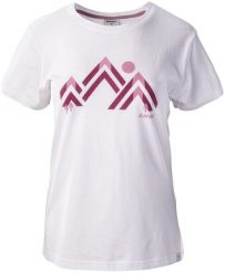 Hitec Damska koszulka z krótkim rękawem Hi-tec Lady Mari biały rozmiar S. Białe t-shirty damskie HITEC, s, bez wzorów, bez kołnierzyka. Za 49.90 zł.