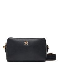 Tommy Hilfiger Torebka Th Joy Camera Bag AW0AW19060 Czarny. Czarne listonoszki damskie Tommy Hilfiger, bez wzorów, ze skóry, bez dodatków. Za 409.99 zł.