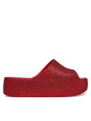 Melissa Klapki Free Platform Slide 36126 Czerwony. Czerwone klapki damskie Melissa, bez wzorów, z tworzywa sztucznego, bez obcasa. Za 439.99 zł.