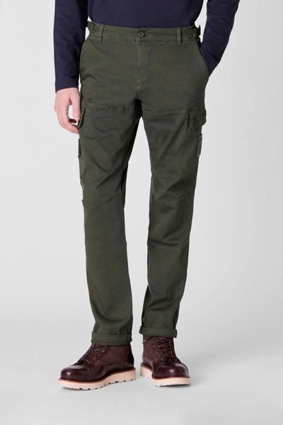 AERONAUTICA MILITARE Zielone męskie spodnie Cargo, Rozmiar 54. Zielone spodnie materiałowe męskie Aeronautica Militare, l, bez wzorów. W wyprzedaży za 522.99 zł.