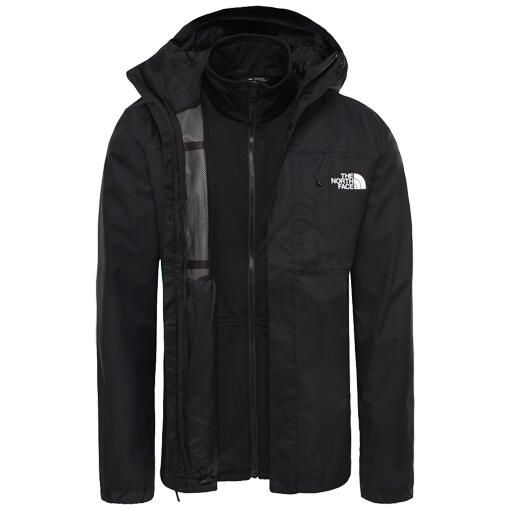 Kurtka turystyczna 3w1 męska The North Face M Quest Triclimate Jacket. Czarne kurtki męskie The North Face, m, bez wzorów, sportowe, bez kaptura. Za 873.00 zł.