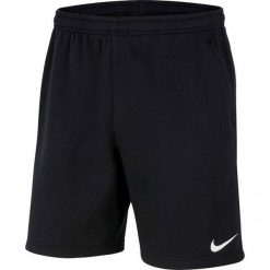 Shorty Męskie Polar Park 20. Czarne krótkie spodenki sportowe męskie Nike, m, bez wzorów, z polaru, trekkingowe. Za 242.99 zł.