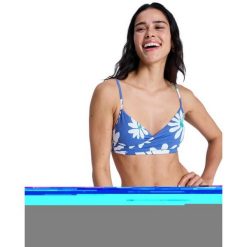 Stanik bikini typu bralette dla Kobiety PRINTED ESSENTIALS Niebieski. Niebieskie bikini damskie Roxy, xs, bez wzorów. Za 169.99 zł.