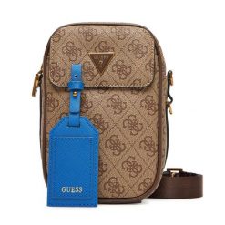 Saszetka Guess. Brązowe saszetki męskie Guess, młodzieżowe, małe. Za 219.99 zł.