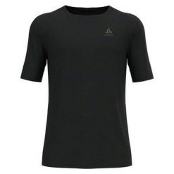 Koszulka termoaktywna męska Odlo Merino 200 BL Top Crew Neck SS. Czarne bielizna termoaktywna męska Odlo, m. Za 294.99 zł.